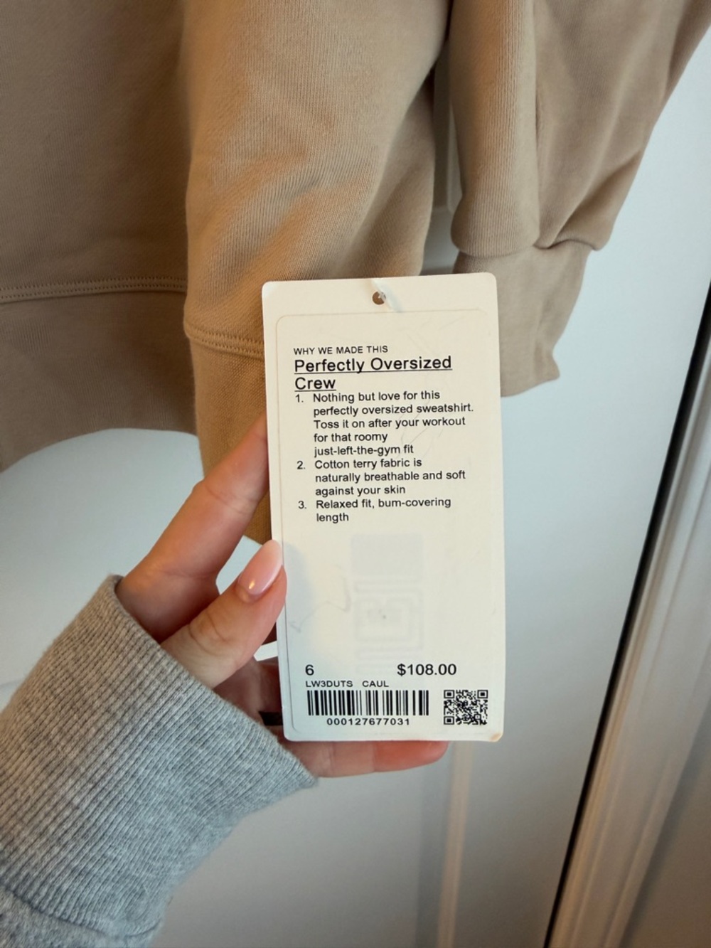 Lululemon Neutral Beige Sweatshirt - Picture 3 of 5